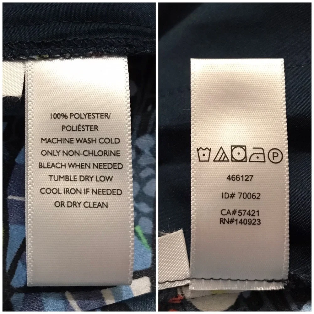 LOFT Tropical Floral Skirt, Hummingbird Boho Elastic Waist Pull On Petite Small - Picture 10 of 12